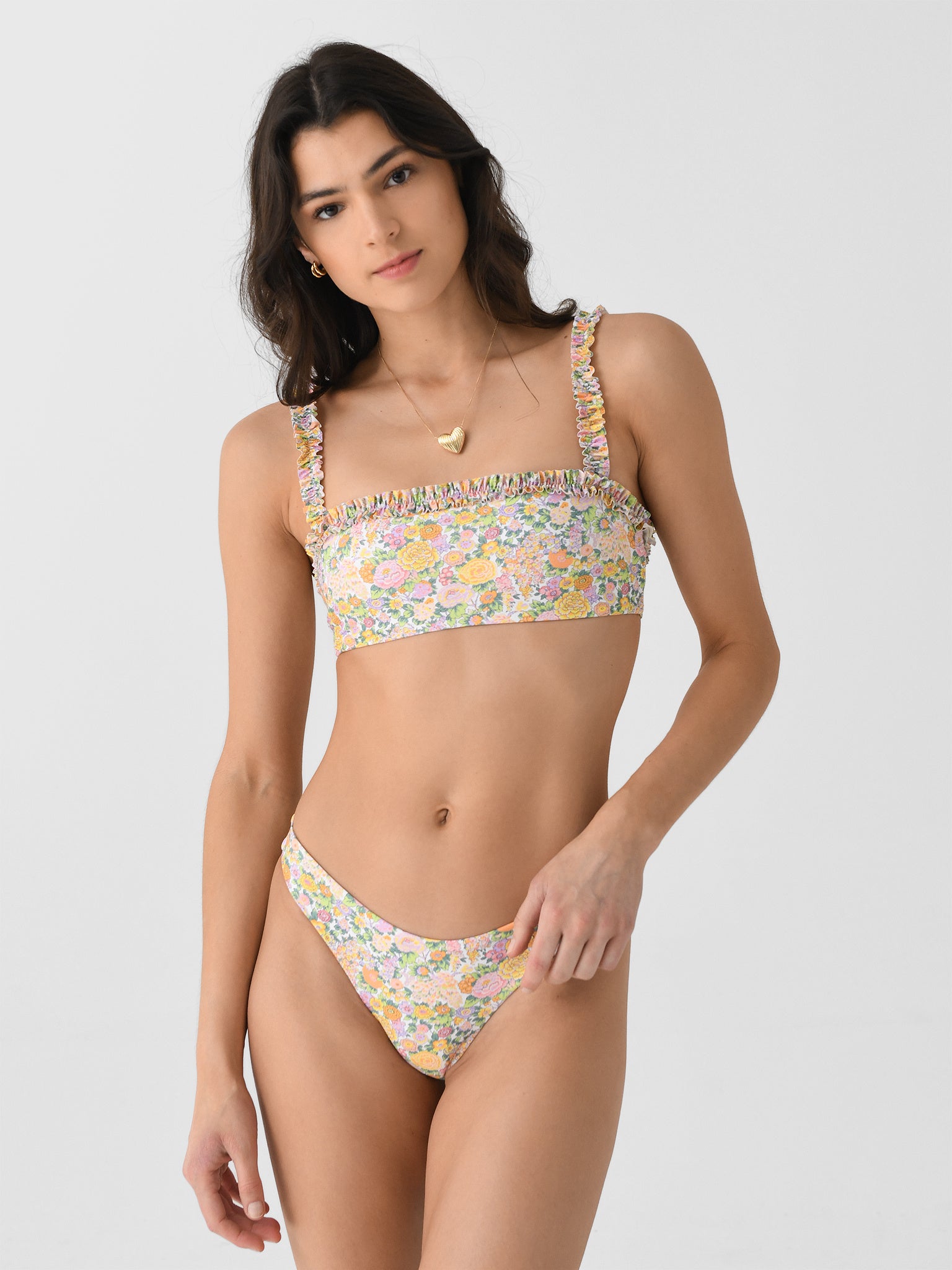 Minnow Women's Elysian Day Bandeau Bikini Top - Saint Bernard