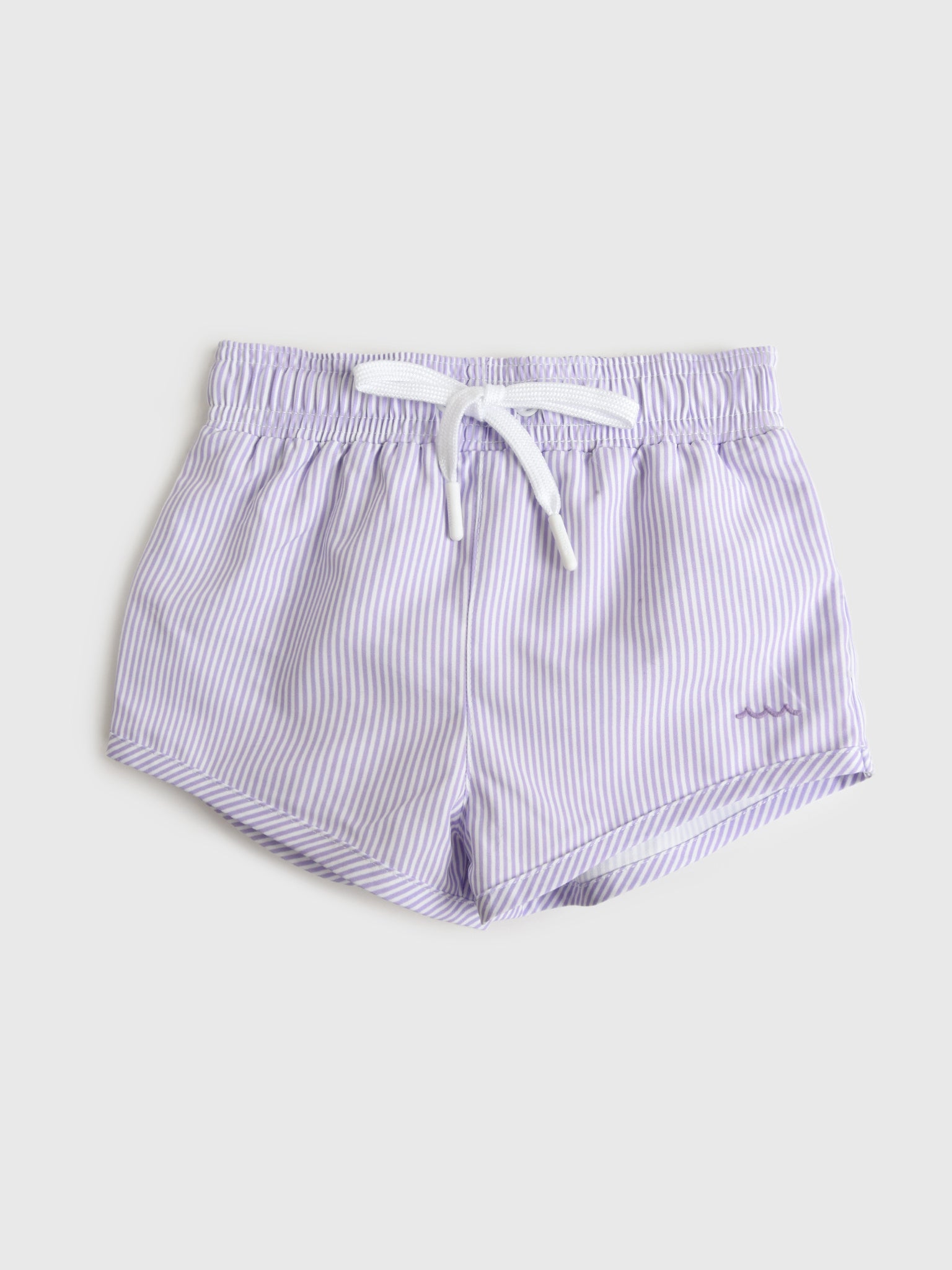 Minnow Boys' Lavender Stripe Boardie Short - Saint Bernard