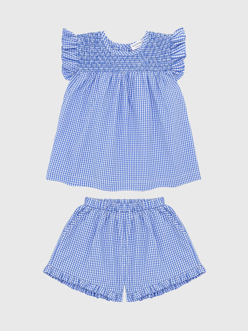 Minnow Girls' Smocked Top + Short Set