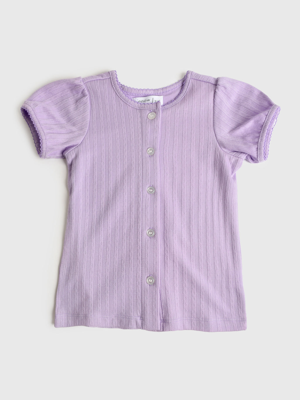 Minnow Girls' Breeze Puff Sleeve Shirt - Saint Bernard
