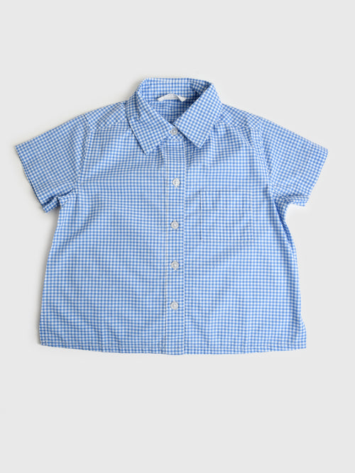 Minnow Boys' Short Sleeve Button-Down Shirt