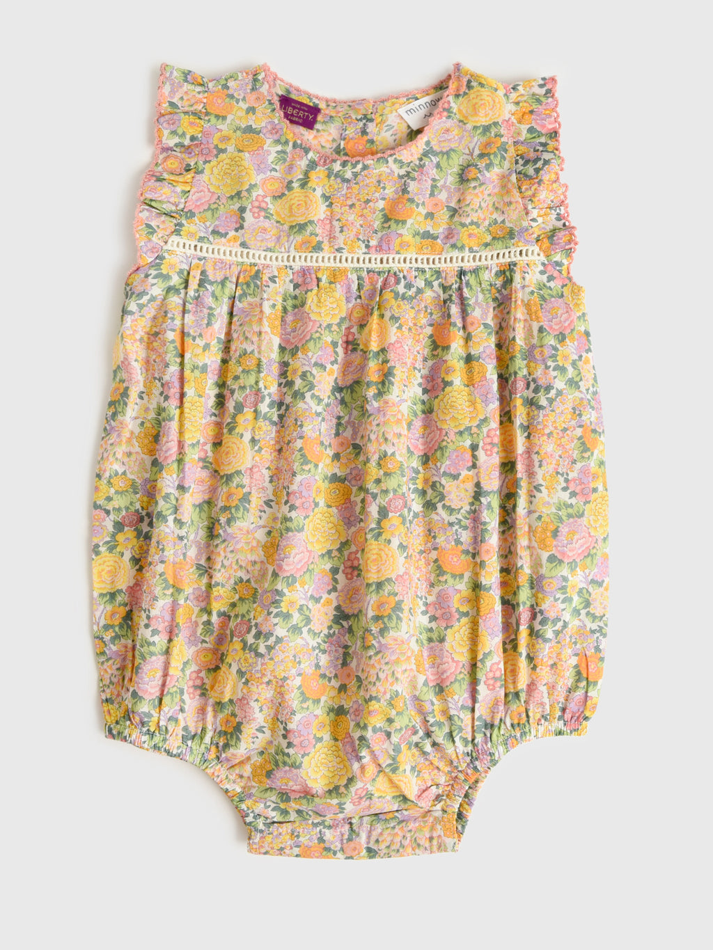 Minnow Baby Girls' Elysian Day Bubble Romper - Saint Bernard