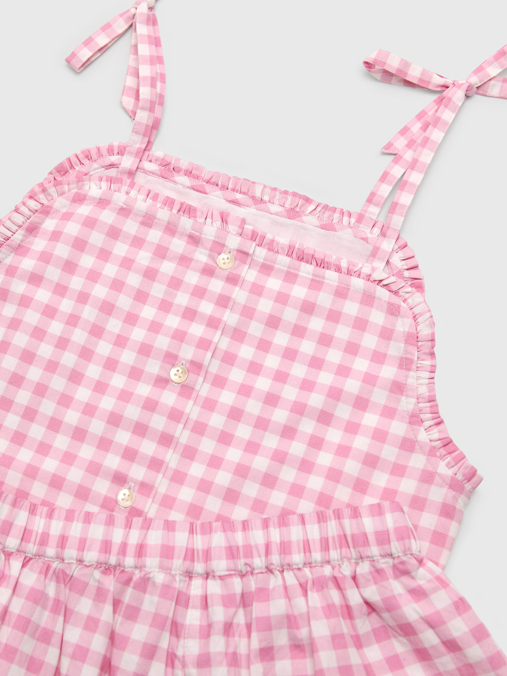 Minnow Girls' Tie Tank & Short Set - Saint Bernard