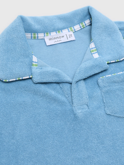 Minnow Boys' French Terry Polo