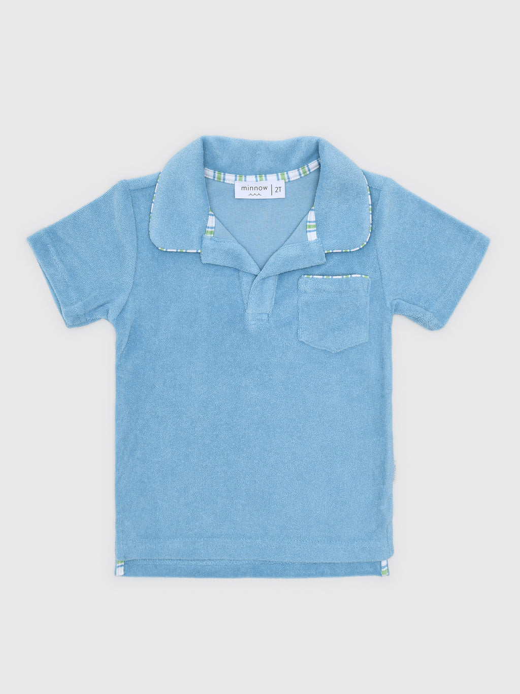Minnow Boys' French Terry Polo - Saint Bernard