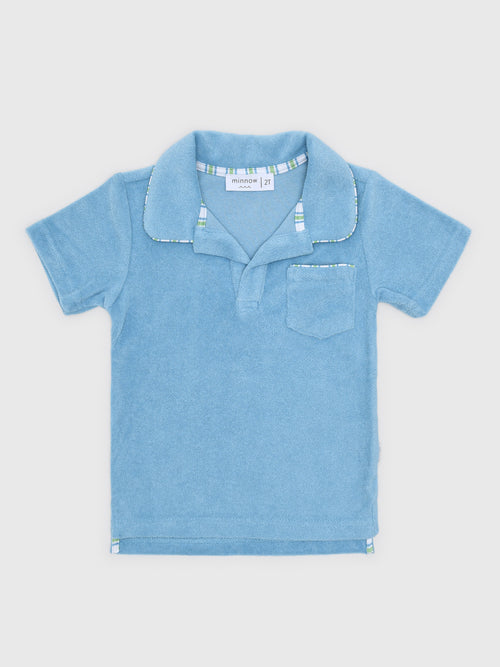Minnow Boys' French Terry Polo
