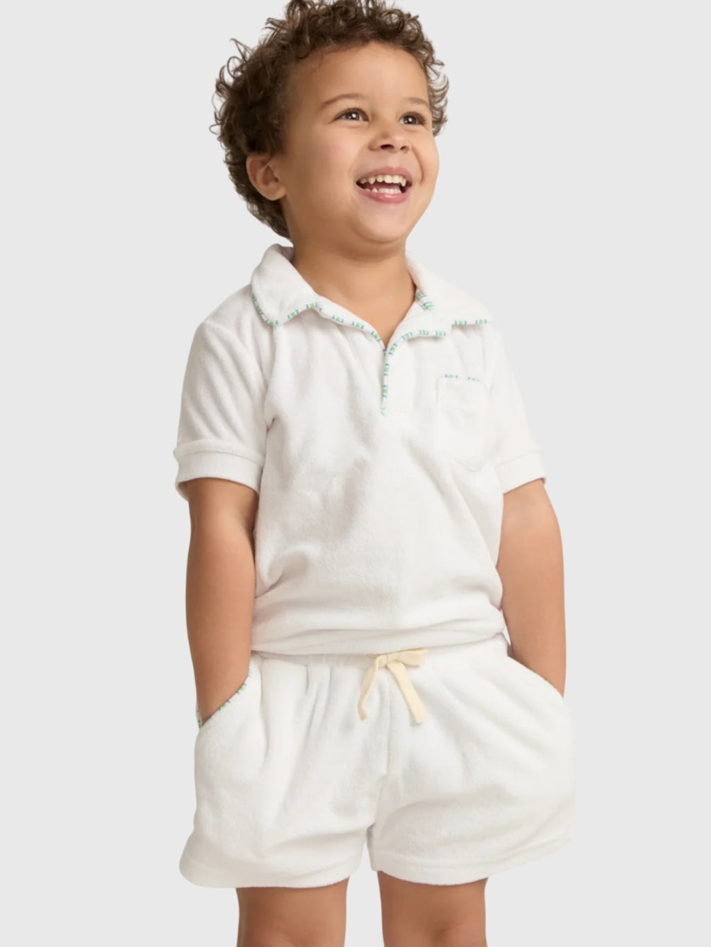 Minnow Boys' French Terry Short - Saint Bernard