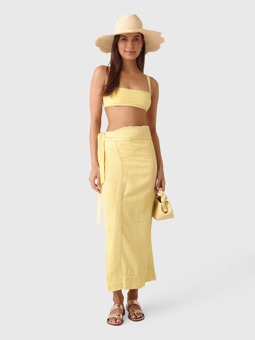 Minnow Women's Soleil Gingham Pareo