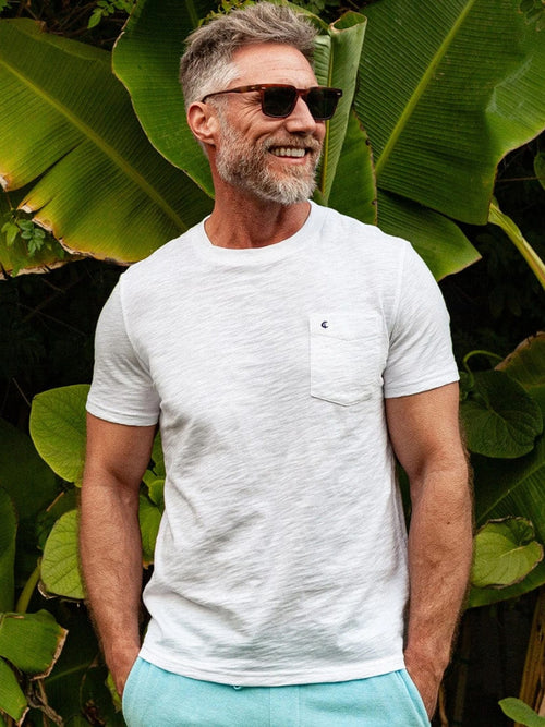 Criquet Men's Slub Cotton Pocket T-Shirt
