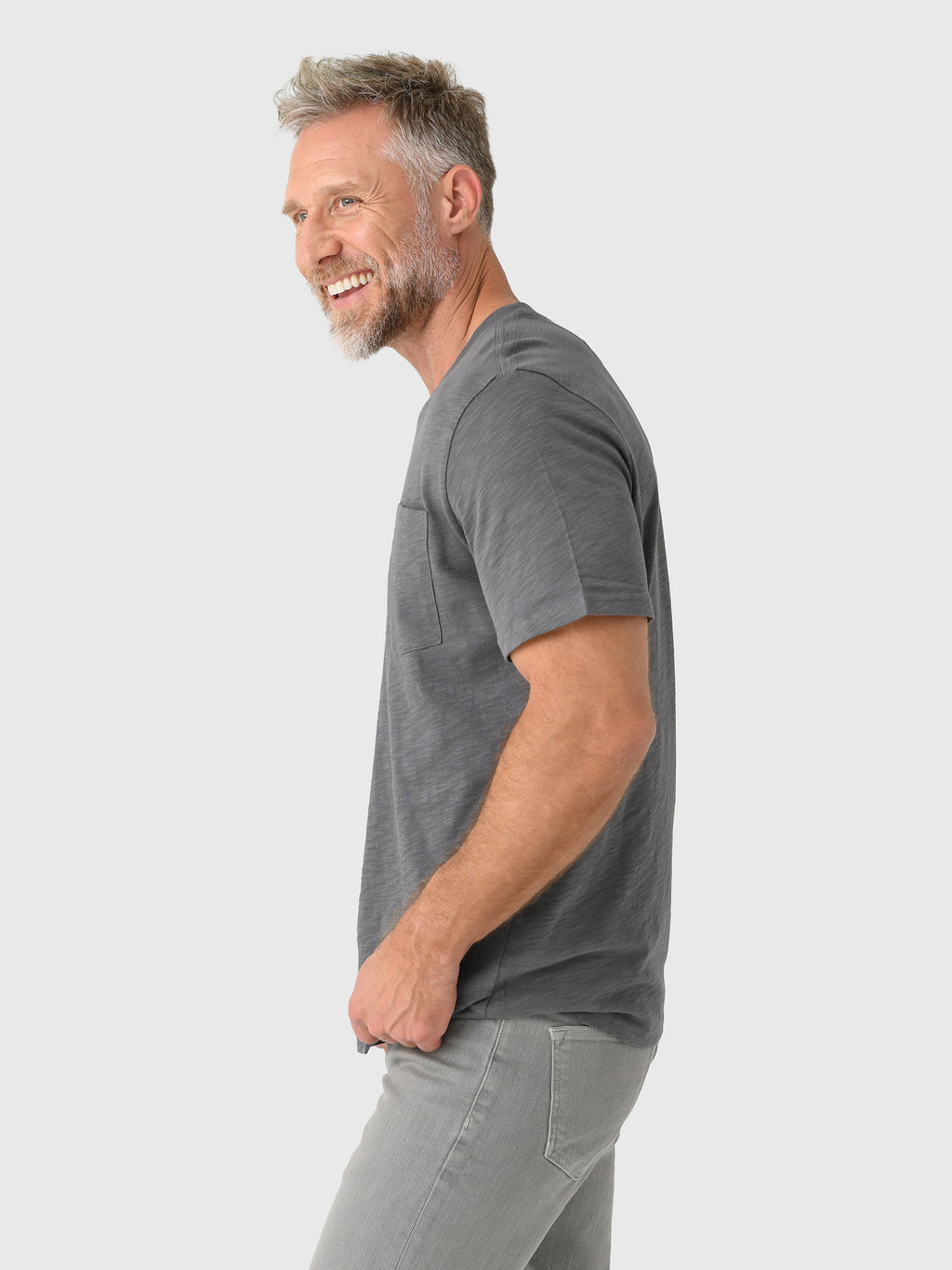 Criquet Men's Slub Cotton Pocket T-Shirt - Saint Bernard