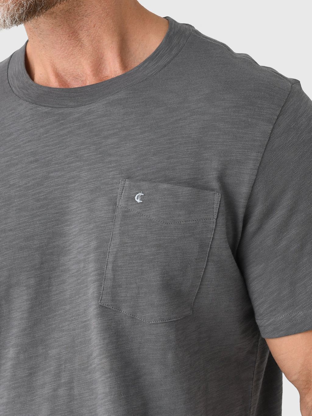 Criquet Men's Slub Cotton Pocket T-Shirt - Saint Bernard