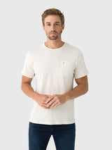 Criquet Men's Slub Cotton Pocket T-Shirt - Saint Bernard
