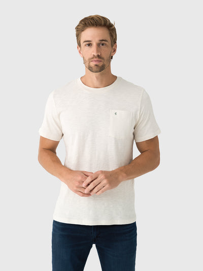 Criquet Men's Slub Cotton Pocket T-Shirt - Saint Bernard