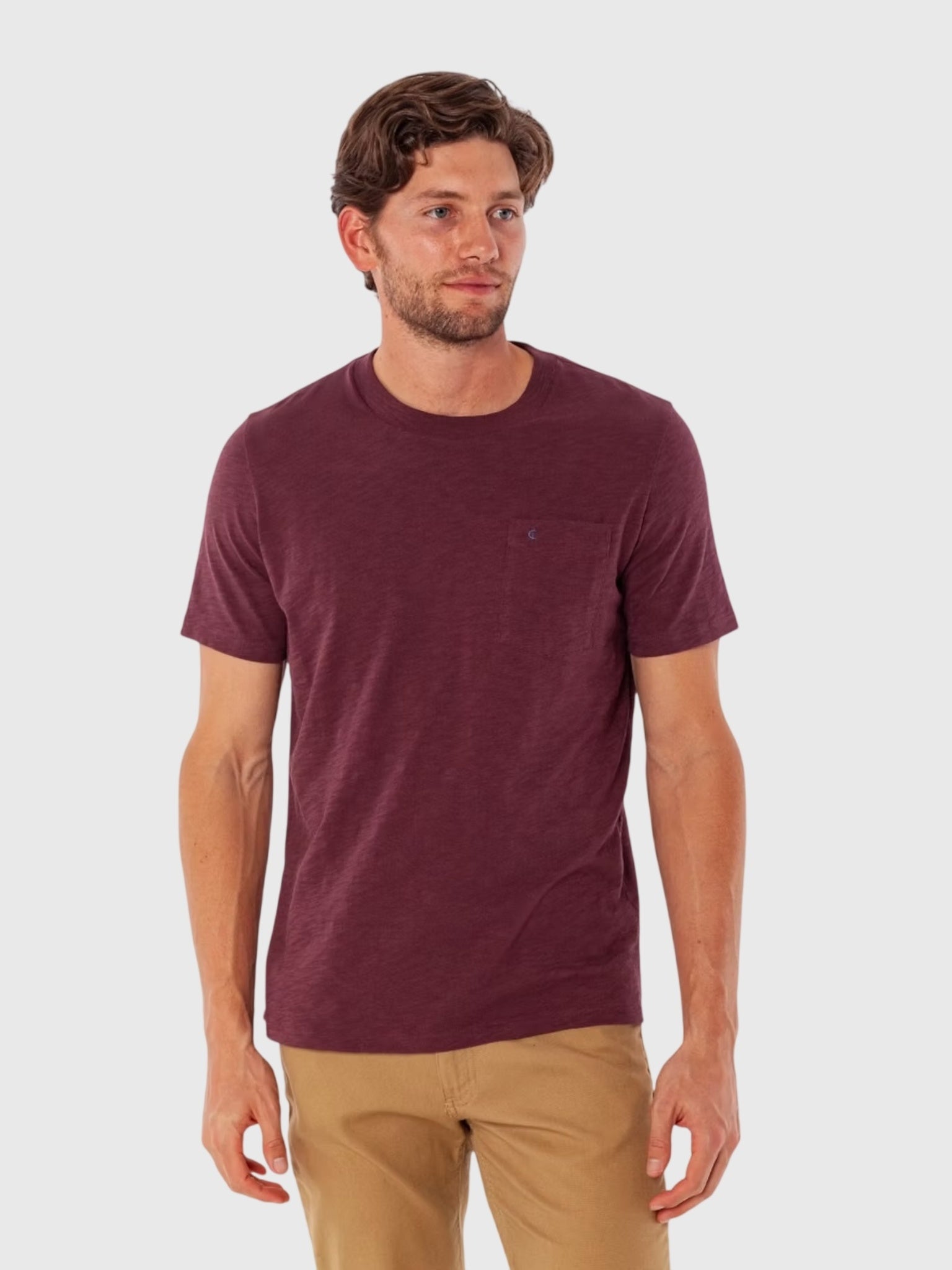 Criquet Men's Slub Cotton Pocket T-Shirt
