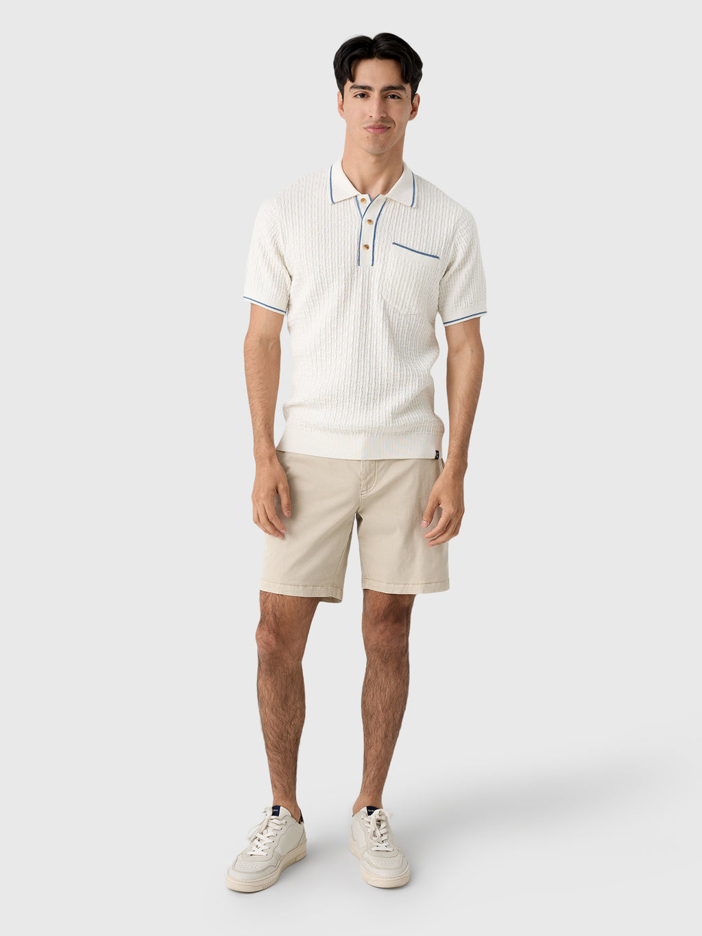 Criquet Men's Bungalow Sweater Polo - Saint Bernard