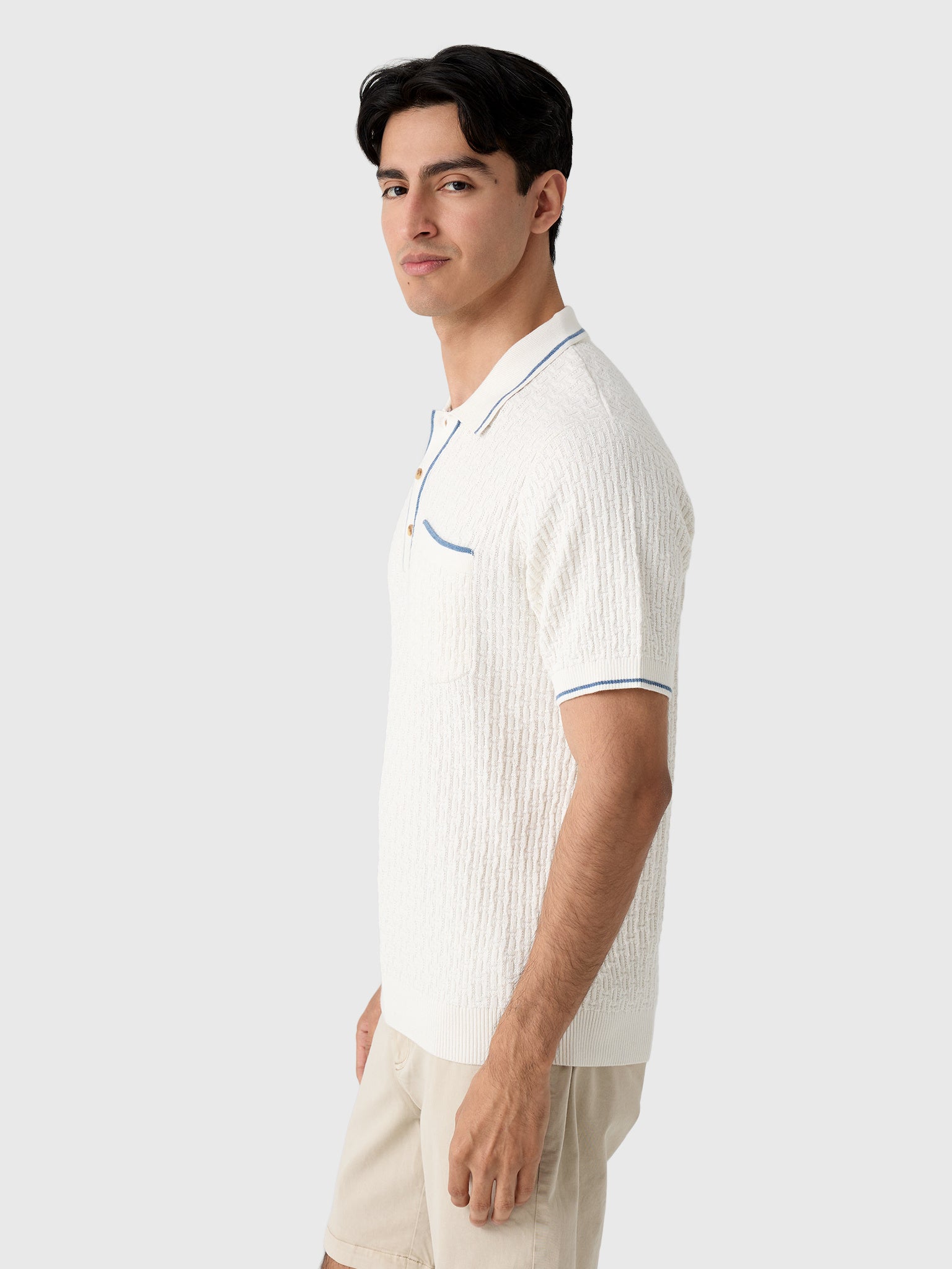 Criquet Men's Bungalow Sweater Polo - Saint Bernard