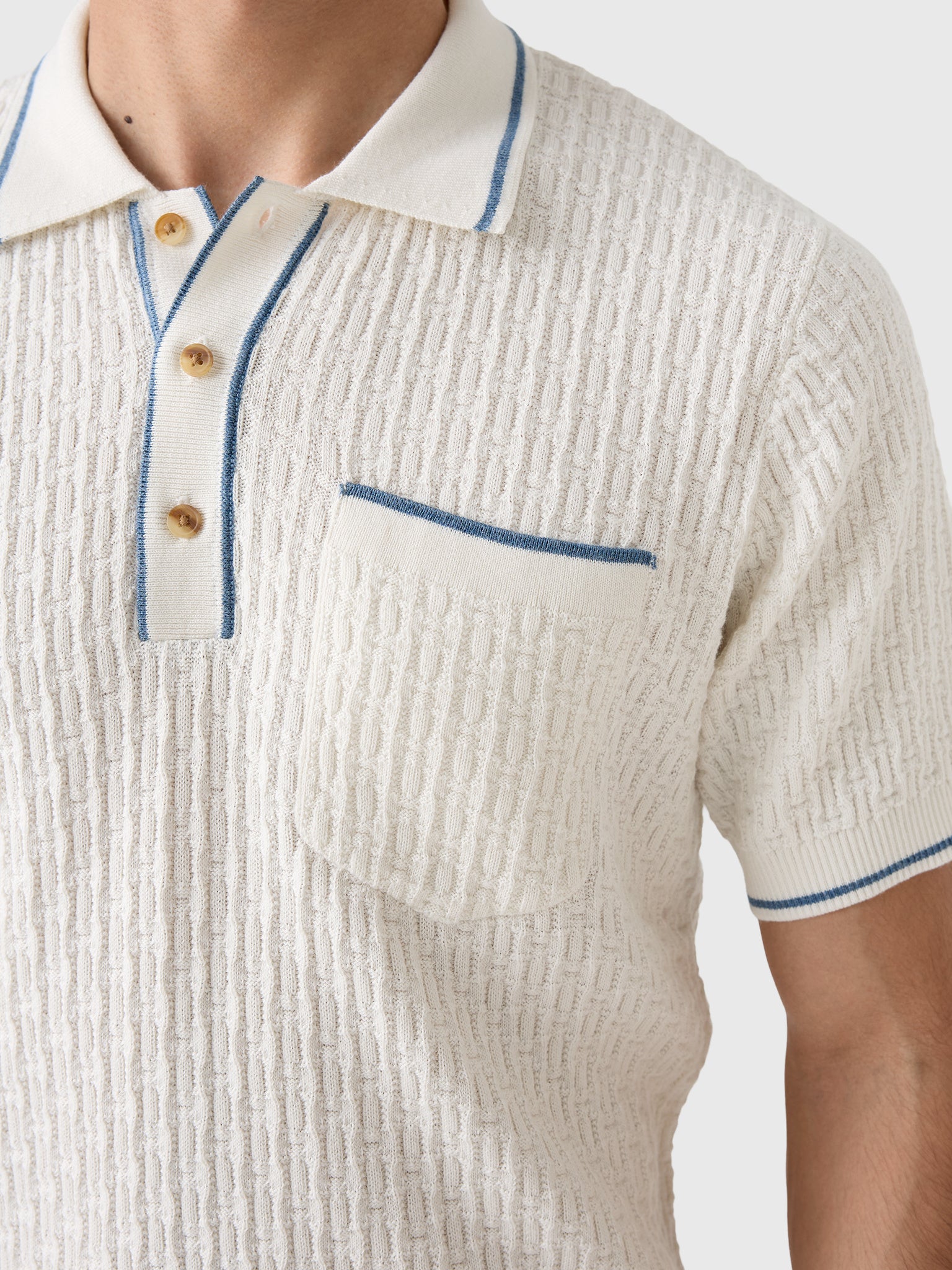 Criquet Men's Bungalow Sweater Polo - Saint Bernard