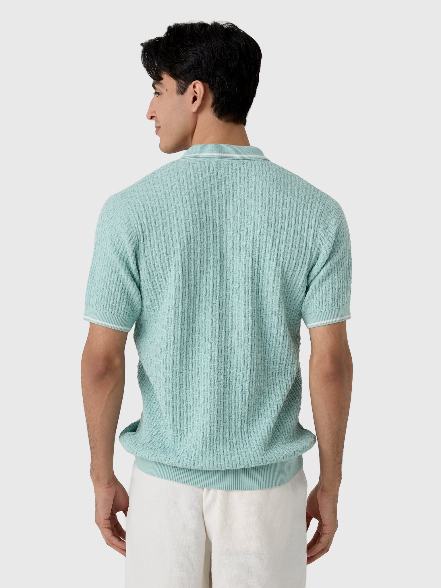 Criquet Men's Bungalow Sweater Polo - Saint Bernard
