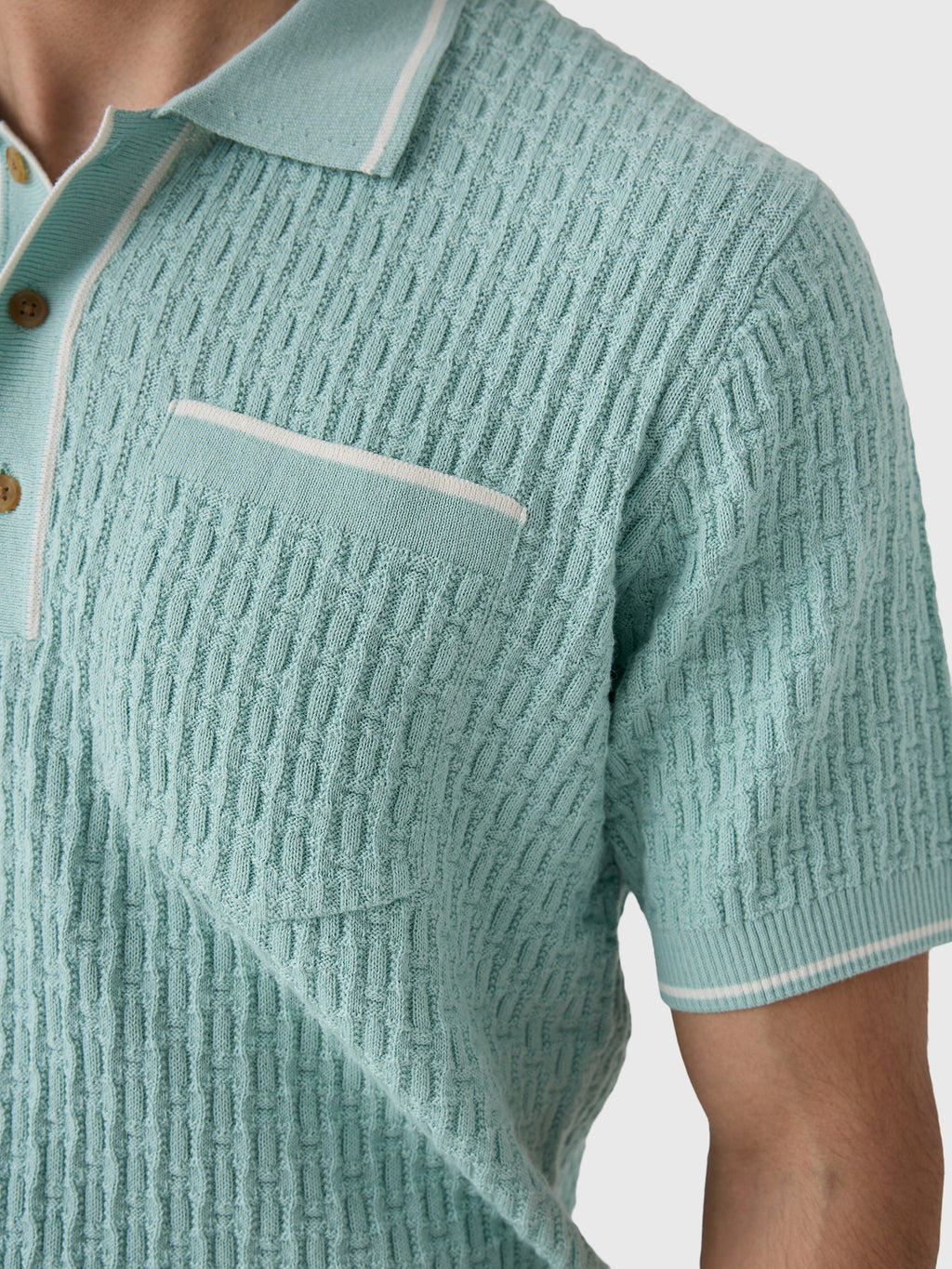 Criquet Men's Bungalow Sweater Polo - Saint Bernard