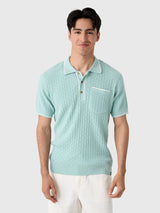 Criquet Men's Bungalow Sweater Polo - Saint Bernard