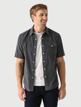 Criquet Men's Corduroy Pearl Snap Shirt - Saint Bernard