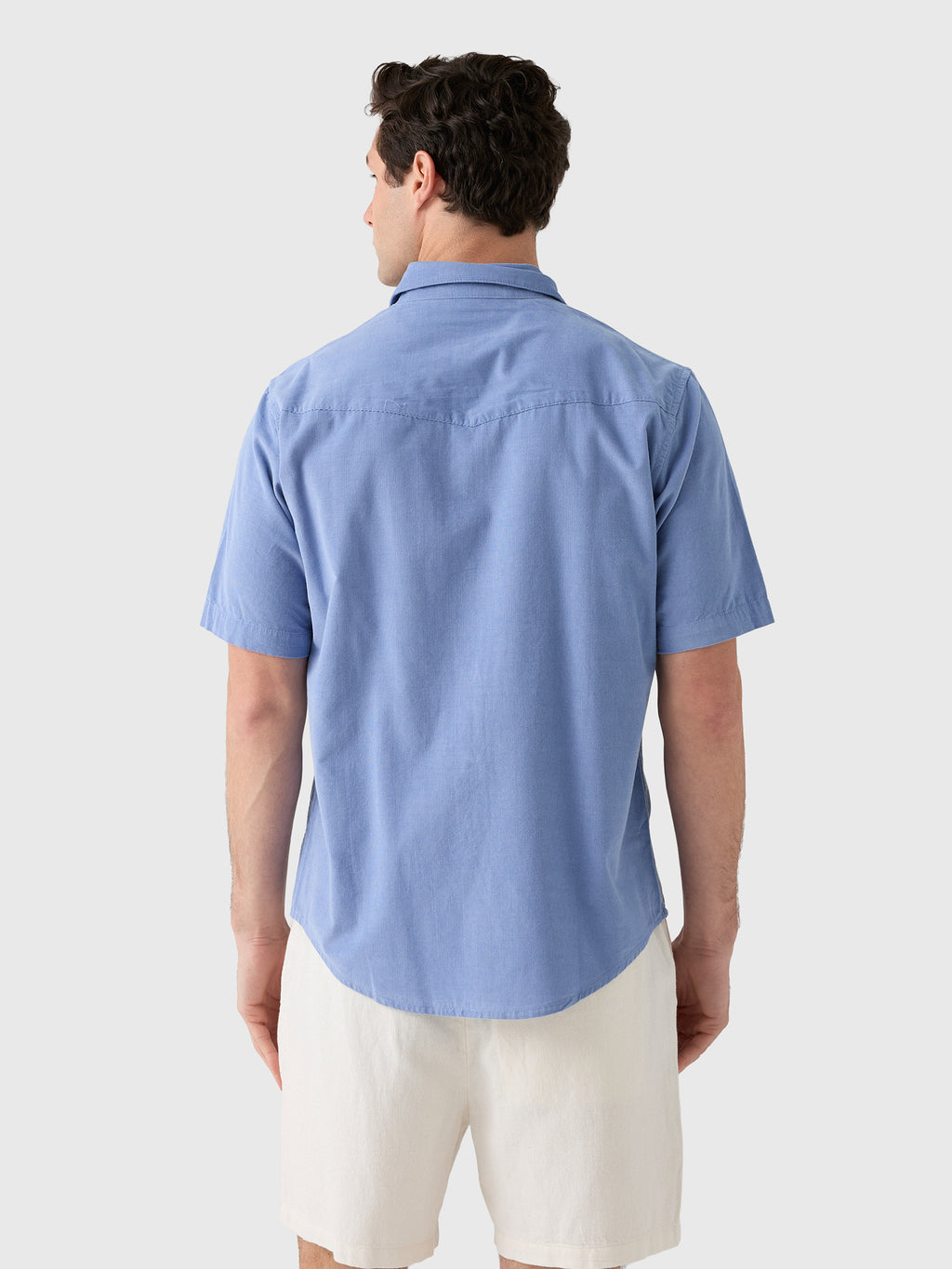 Criquet Men's Corduroy Pearl Snap Shirt - Saint Bernard