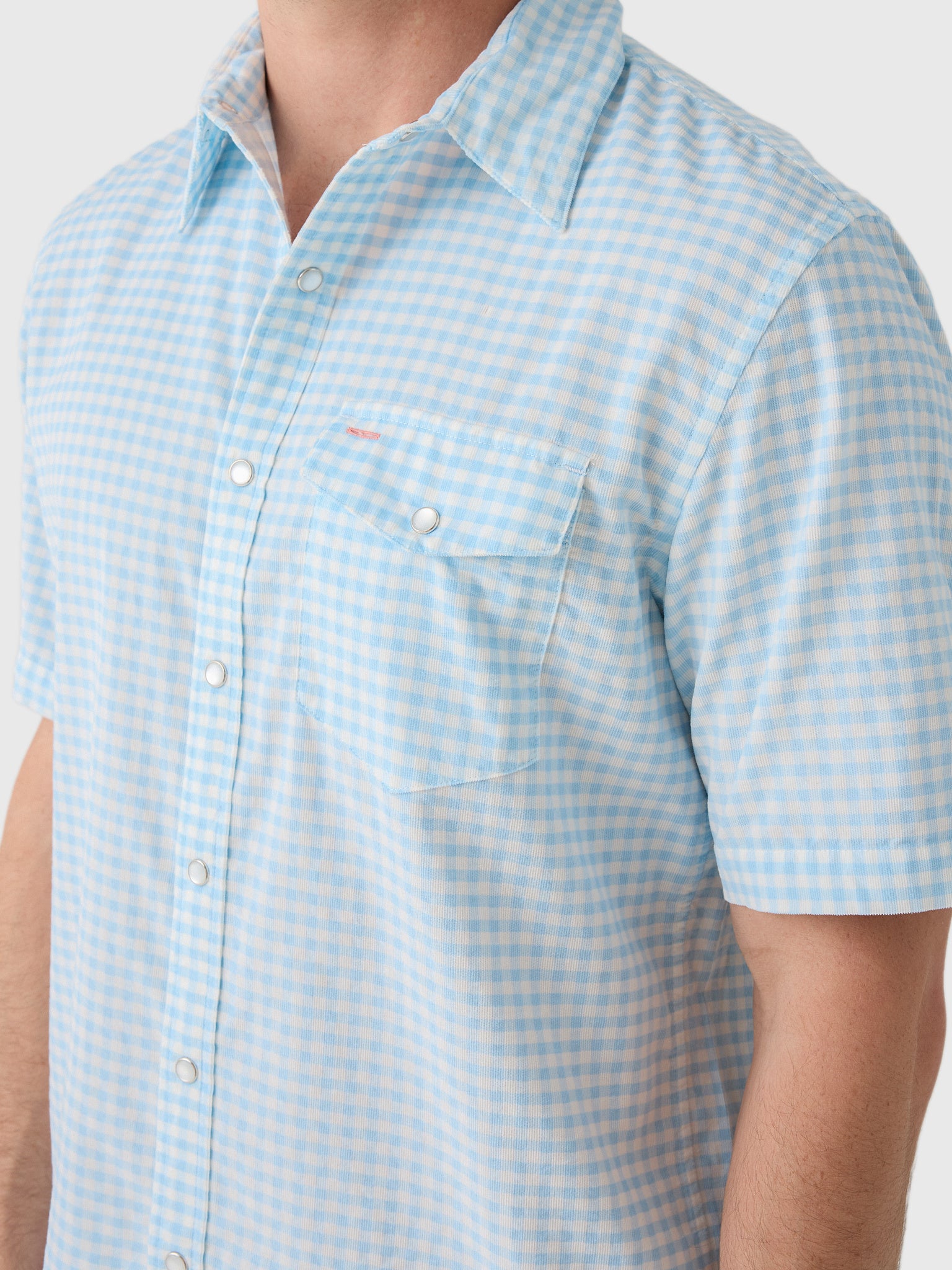 Criquet Men's Corduroy Pearl Snap Shirt - Saint Bernard
