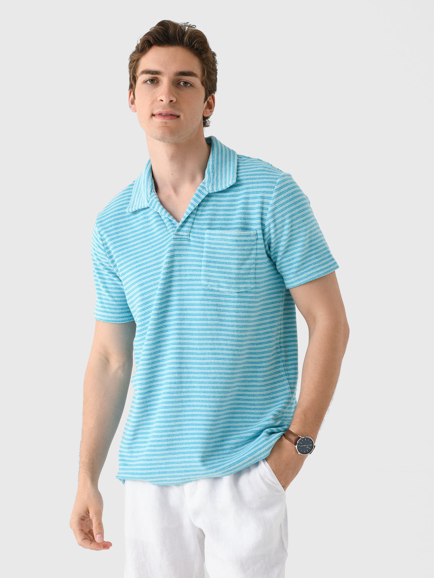 Criquet Men's Terrycloth Polo - Saint Bernard
