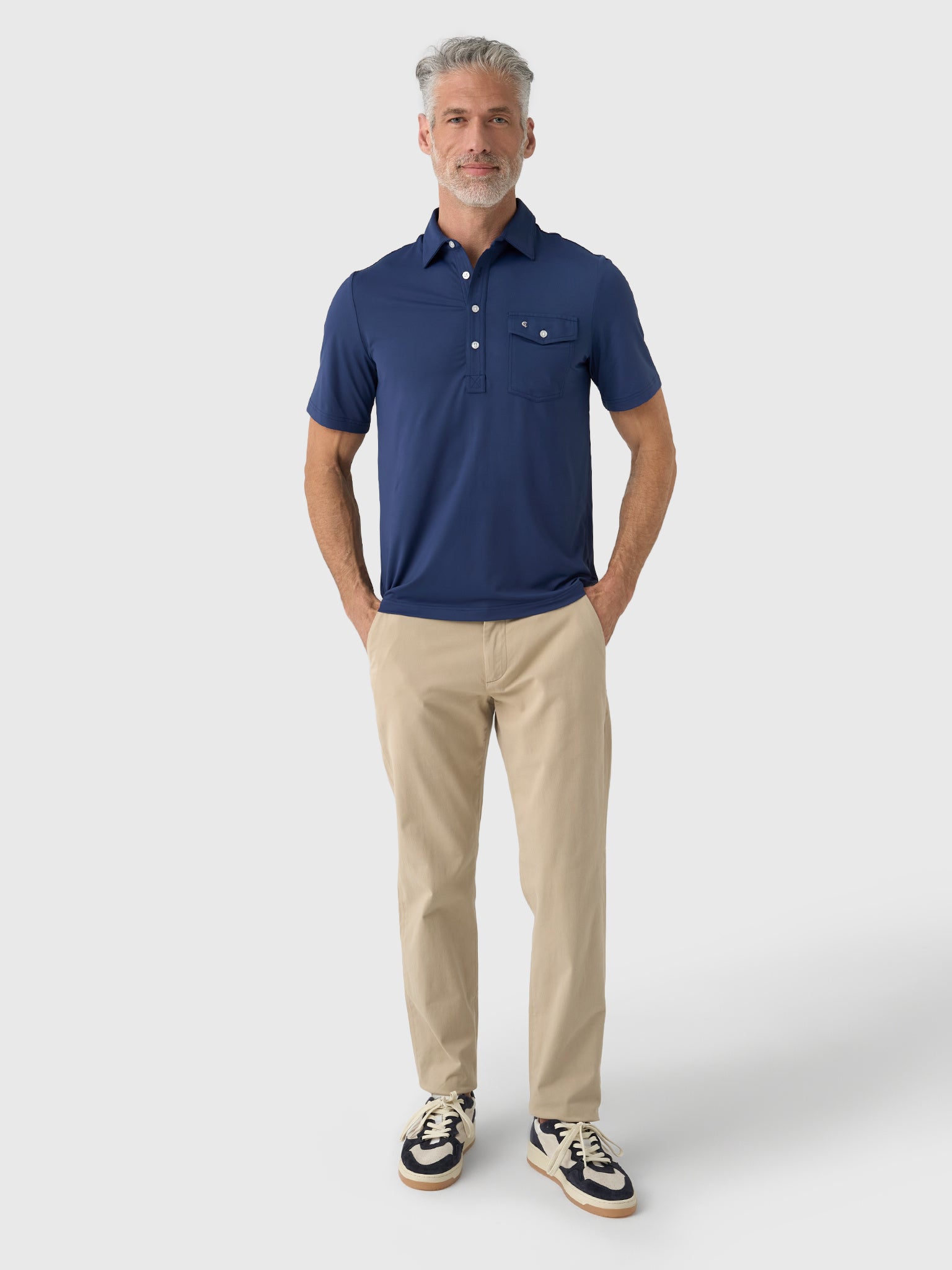 Criquet Men's Performance Sport Players Polo - Saint Bernard