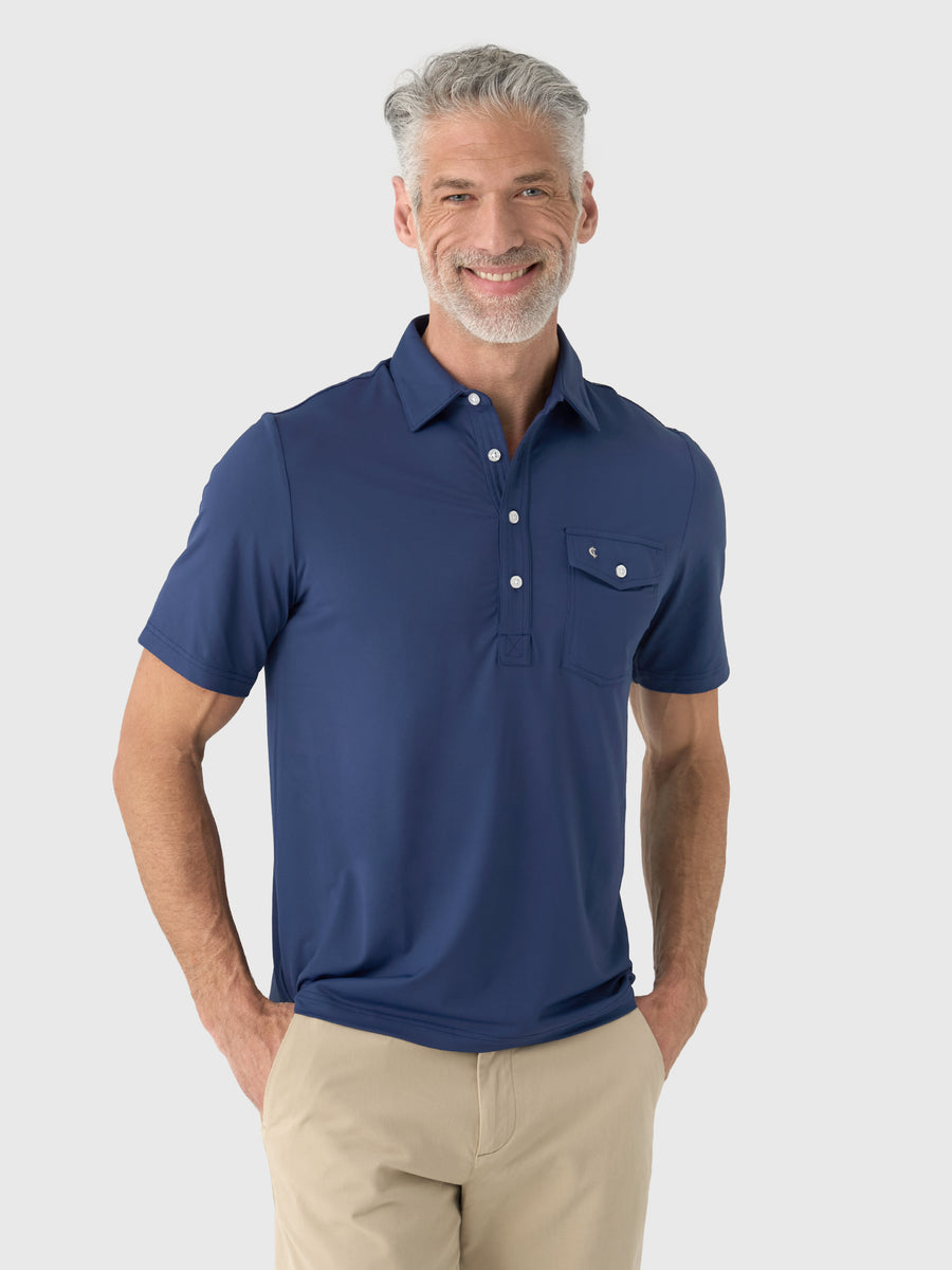 Criquet Men's Performance Sport Players Polo - Saint Bernard