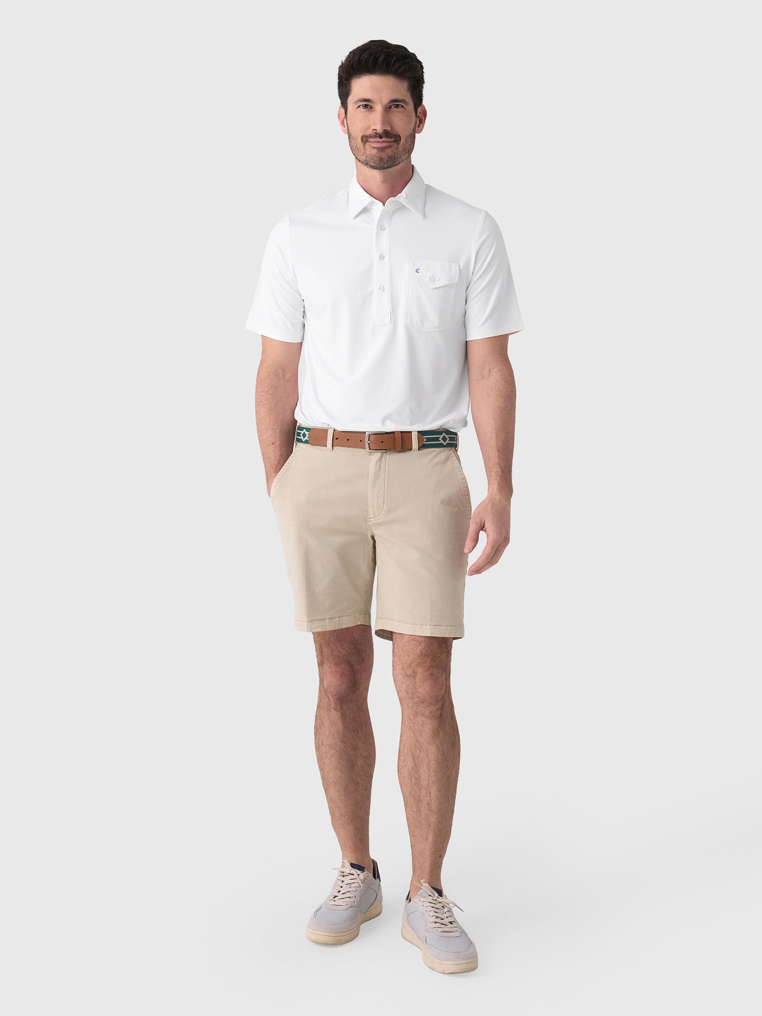 Criquet Men's Performance Sport Players Polo - Saint Bernard