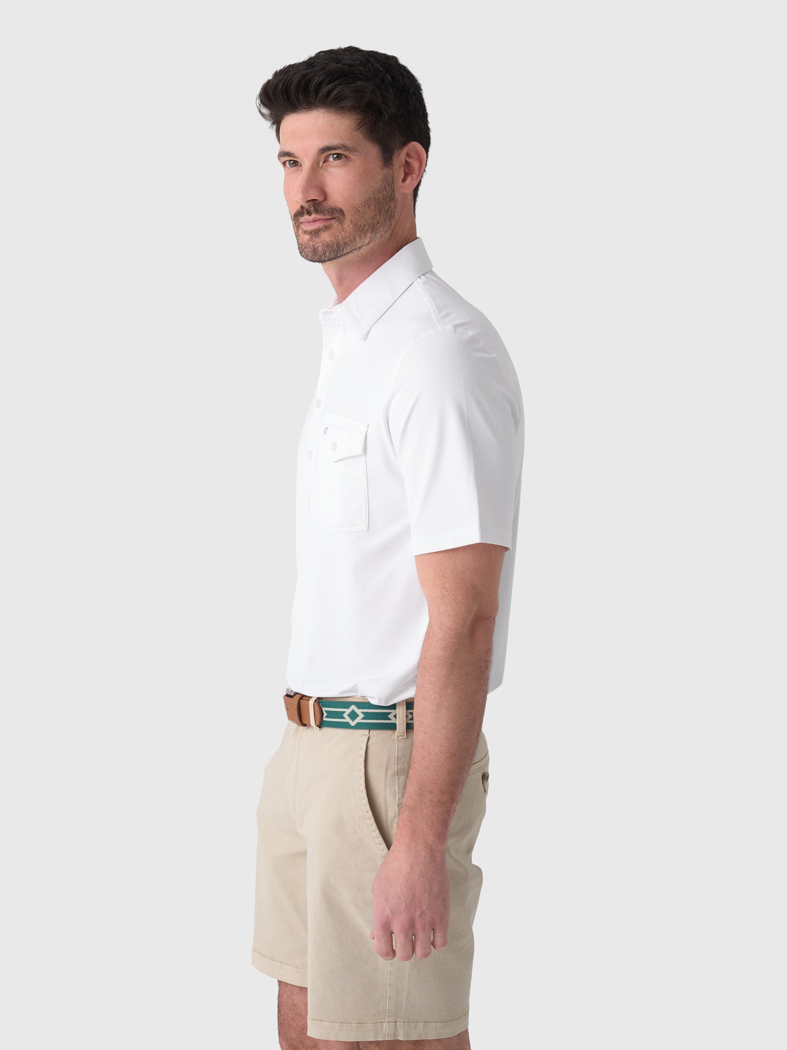 Criquet Men's Performance Sport Players Polo - Saint Bernard