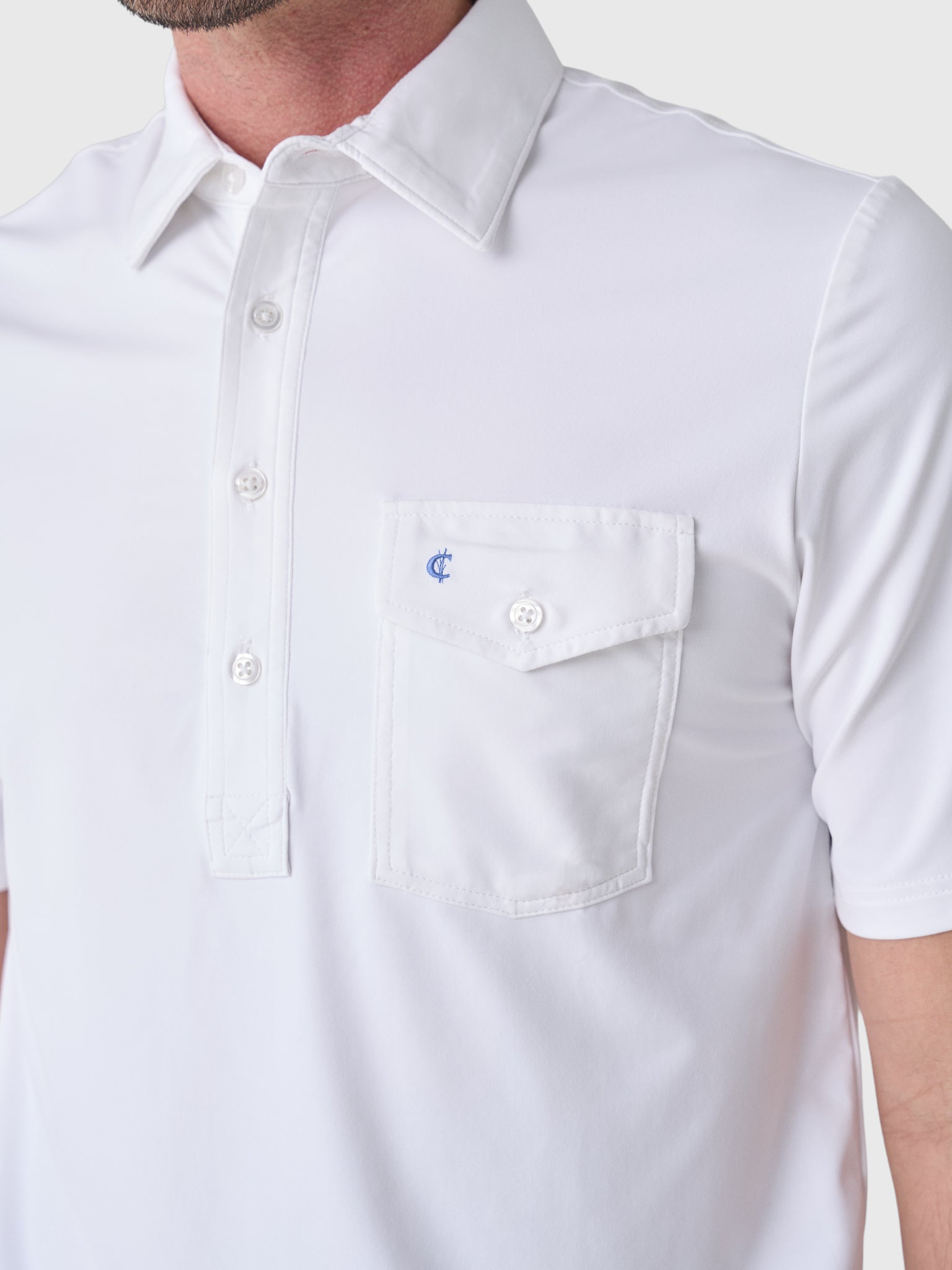 Criquet Men's Performance Sport Players Polo - Saint Bernard