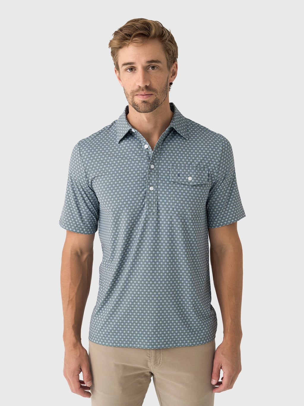 Criquet Men's Performance Sport Players Polo - Saint Bernard
