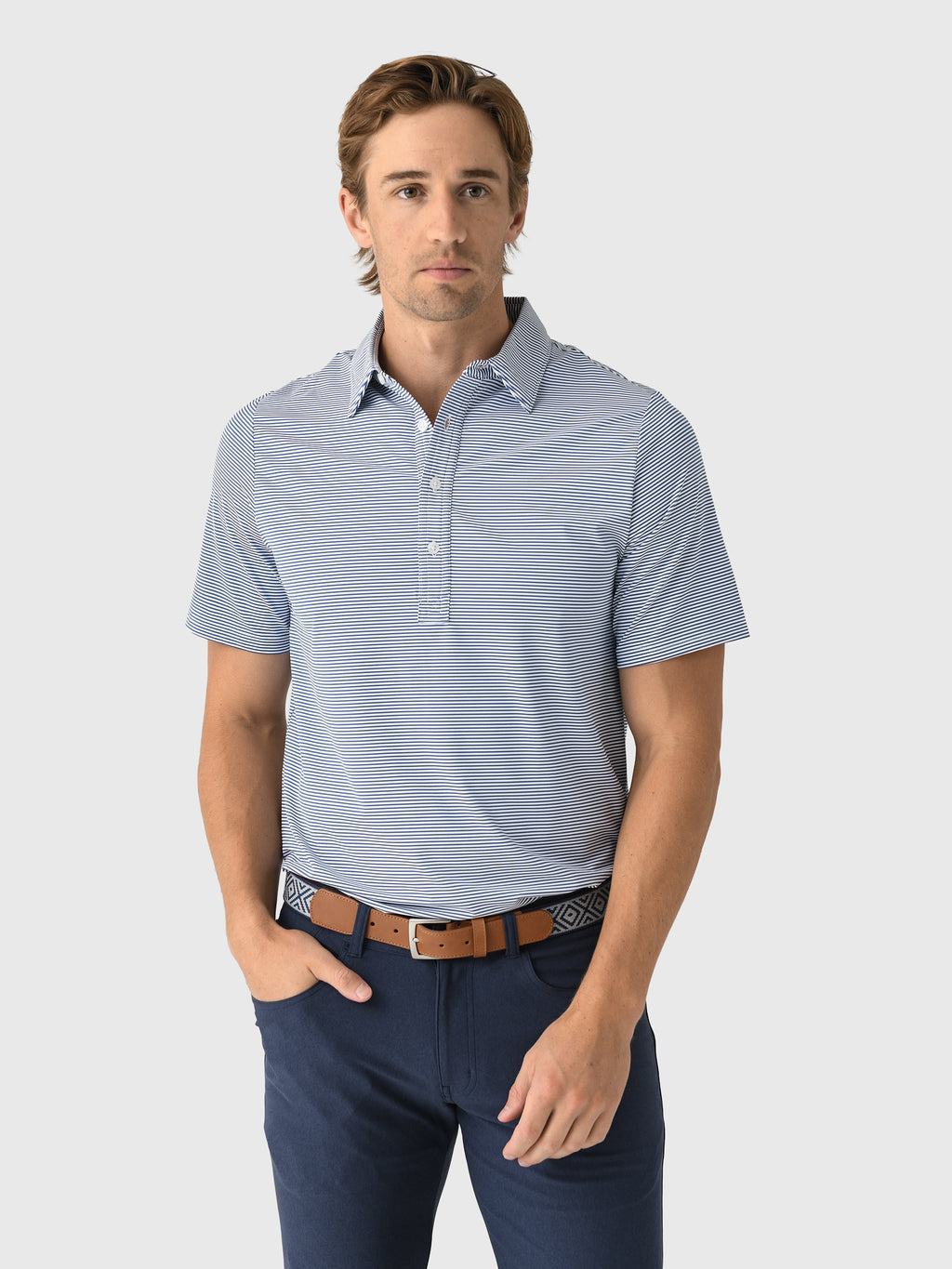 Criquet Men's Performance Sport Range Polo - Saint Bernard