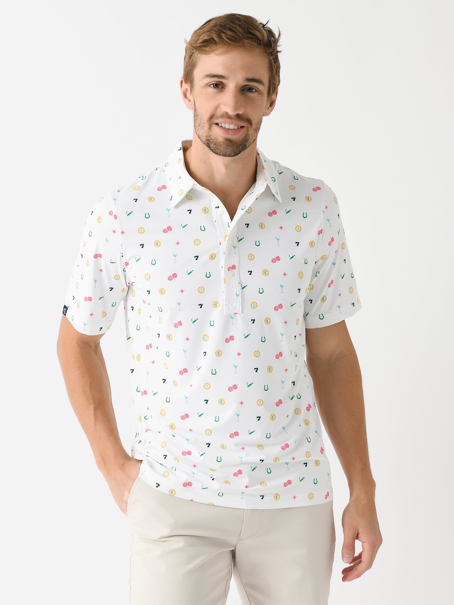 Criquet Men's Performance Sport Range Polo - Saint Bernard