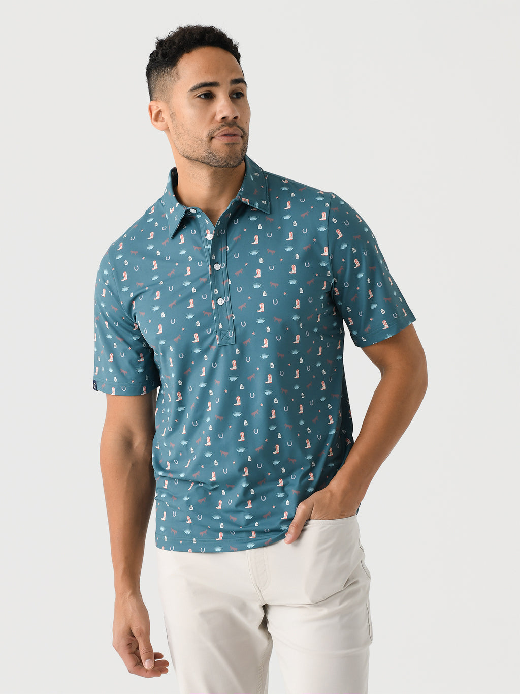 Criquet Men's Performance Sport Range Polo - Saint Bernard
