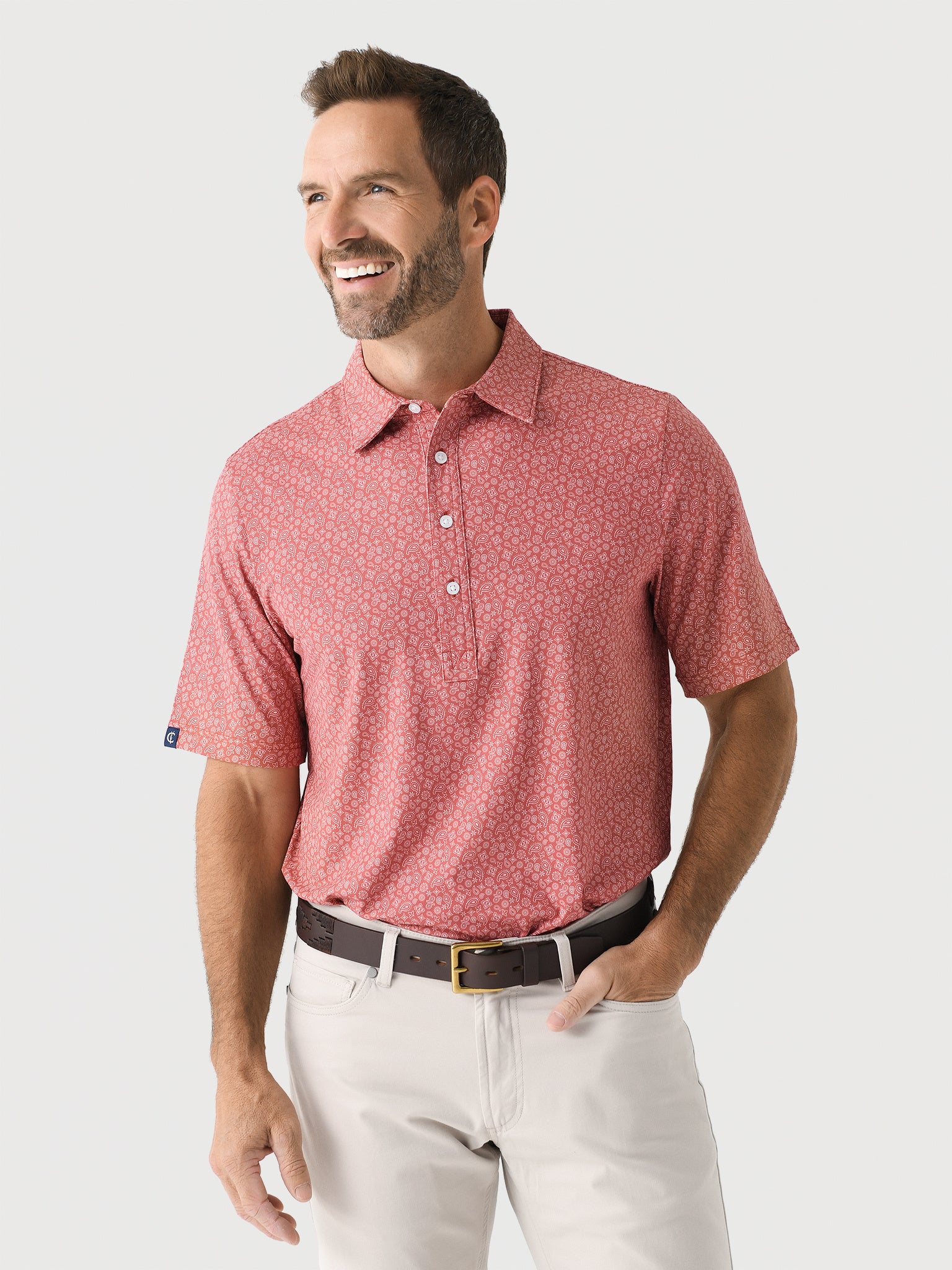 Criquet Men's Performance Sport Range Polo - Saint Bernard