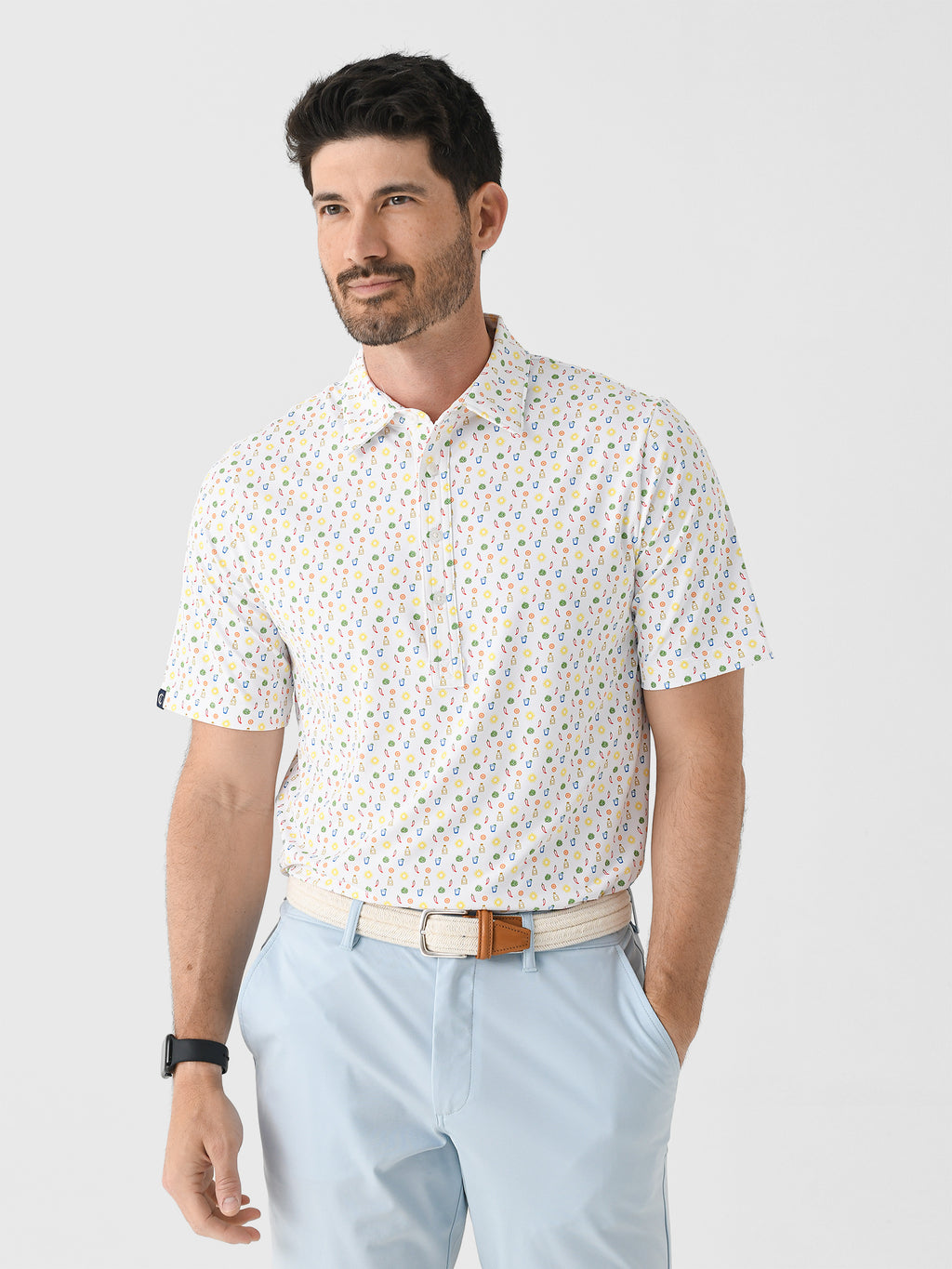 Criquet Men's Performance Sport Range Polo - Saint Bernard