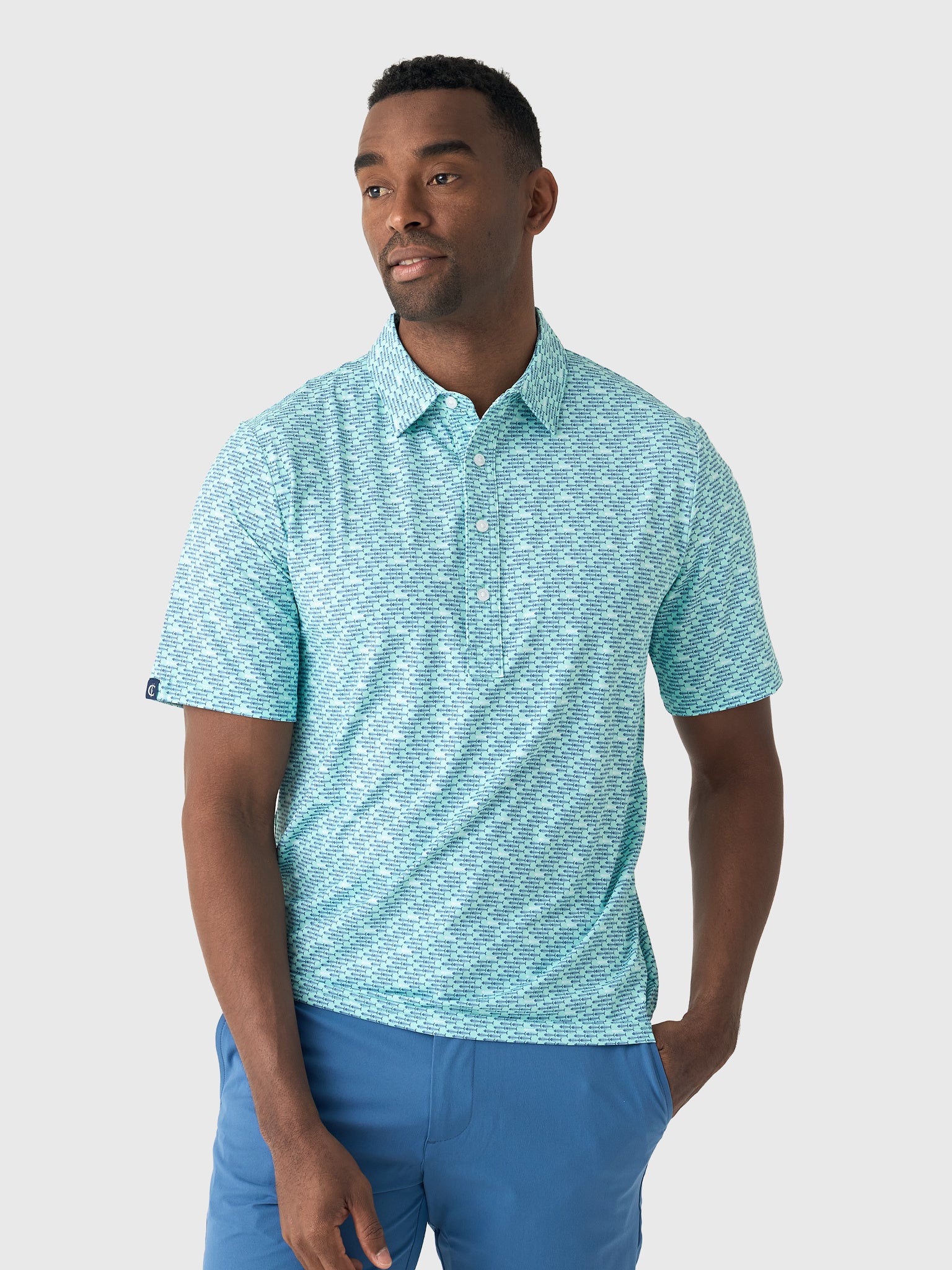 Criquet Men's Performance Sport Range Polo - Saint Bernard