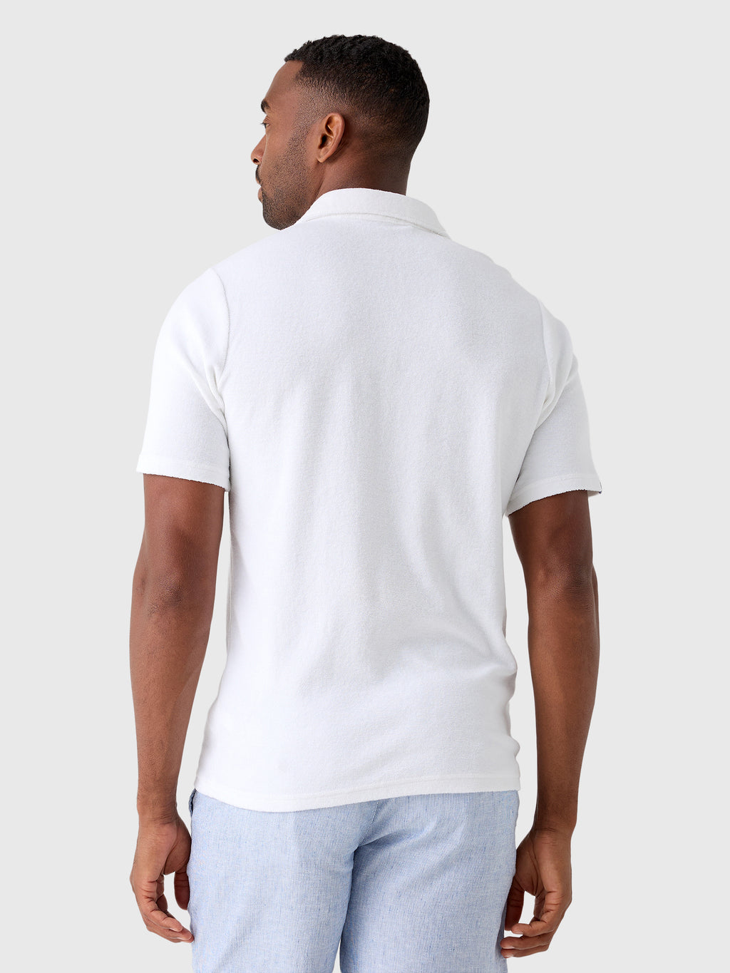 Criquet Men's Terrycloth Players Polo - Saint Bernard