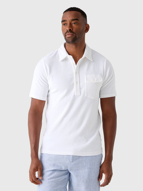 Criquet Men's Terrycloth Players Polo
