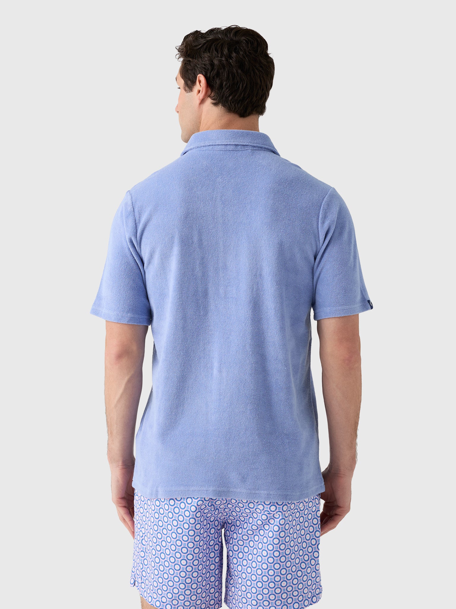 Criquet Men's Terrycloth Players Polo - Saint Bernard