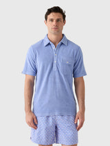 Criquet Men's Terrycloth Players Polo - Saint Bernard