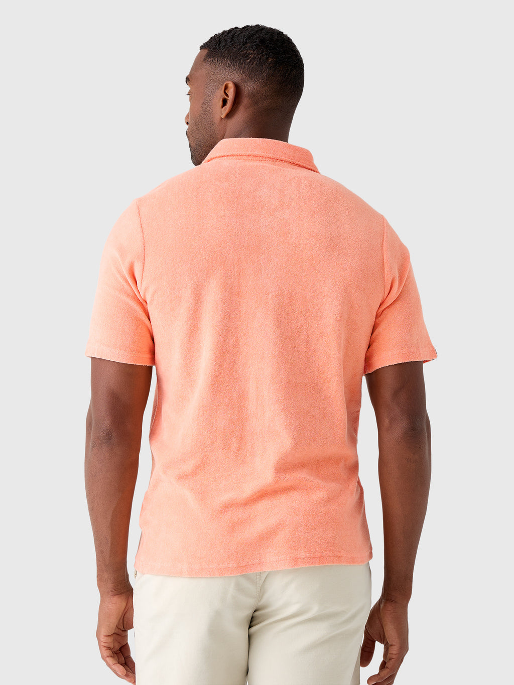 Criquet Men's Terrycloth Players Polo - Saint Bernard