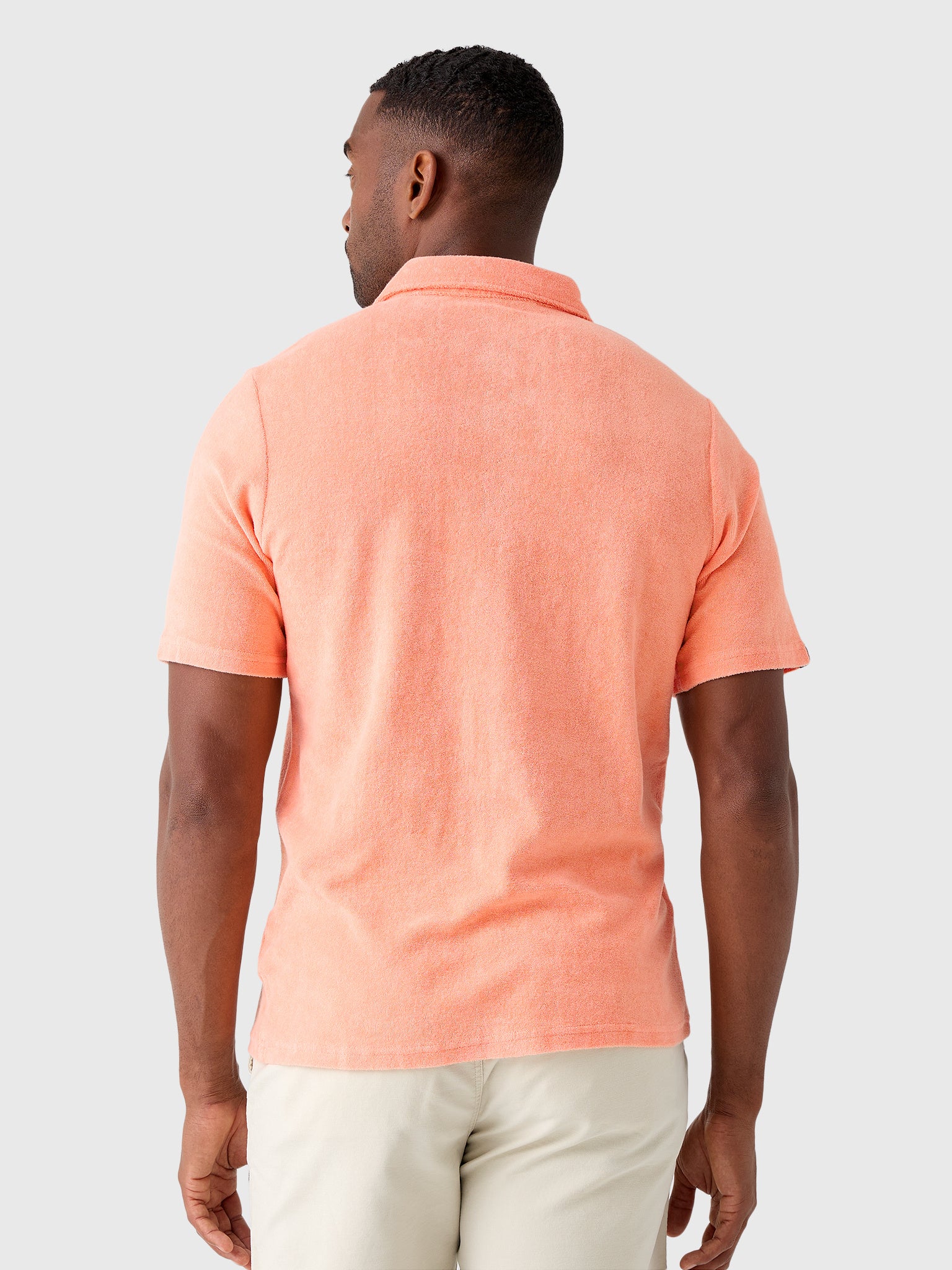 Criquet Men's Terrycloth Players Polo - Saint Bernard