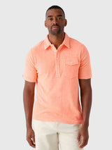 Criquet Men's Terrycloth Players Polo - Saint Bernard