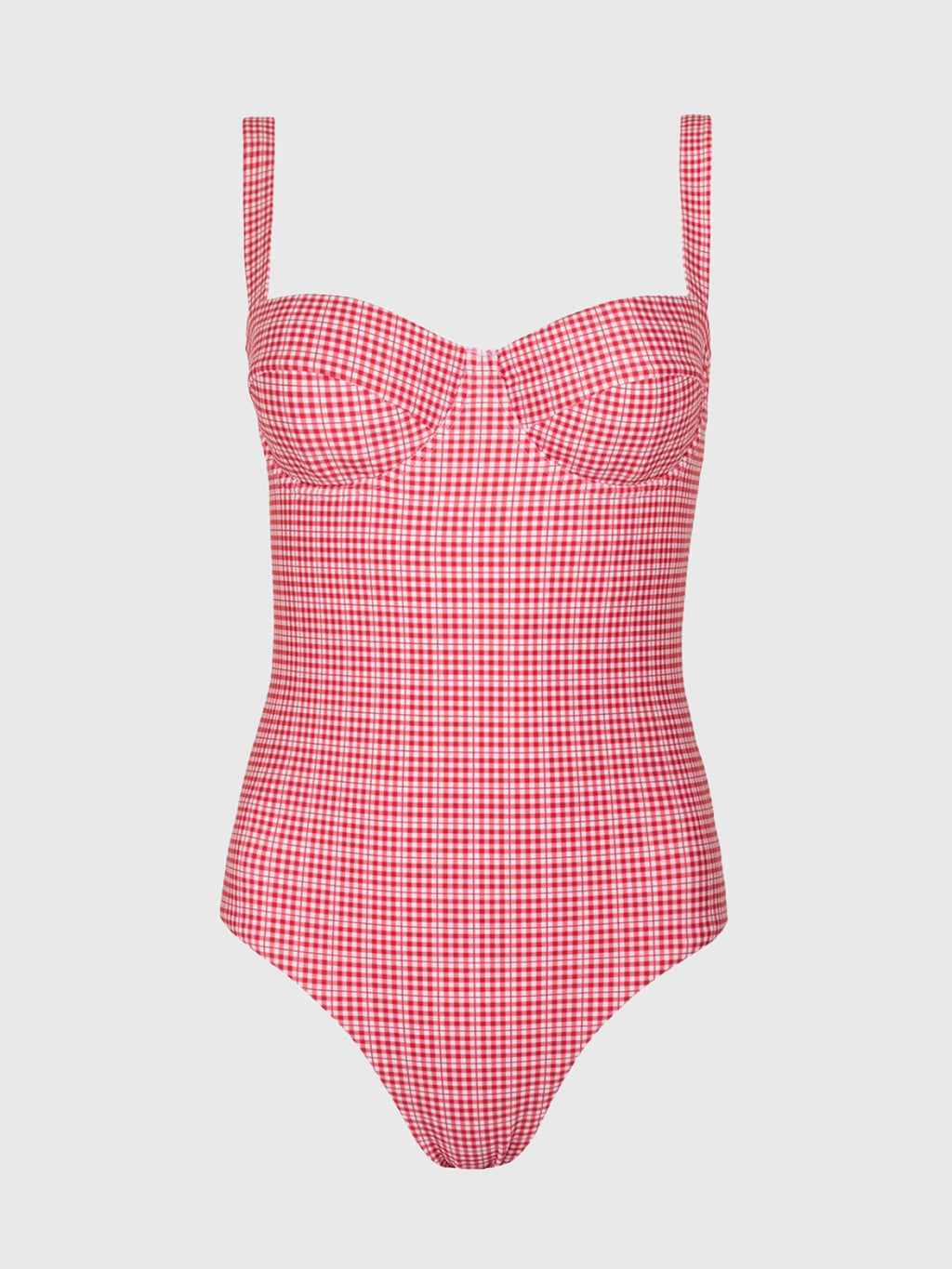 Minnow Women's Poppy Gingham One-Piece Swimsuit - Saint Bernard