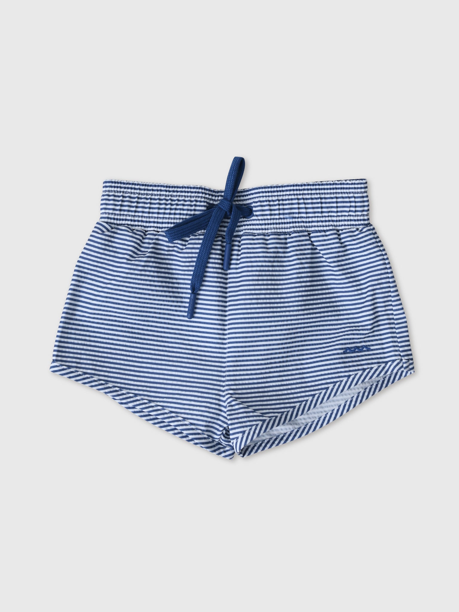 Minnow Boys' Harbor Stripe Boardie Short - Saint Bernard