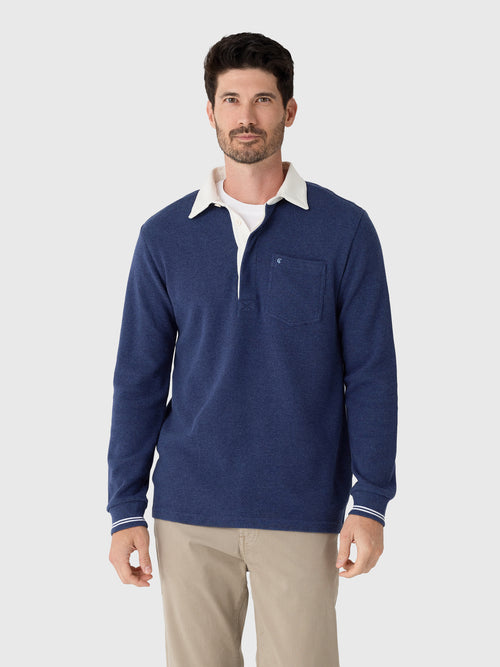 Criquet Men's Waffle Rugby Shirt - Saint Bernard